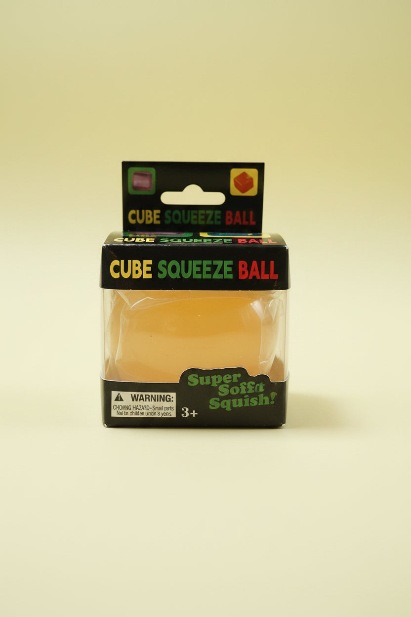 Cube Squeeze Ball! Super Solid Sensory Fidget