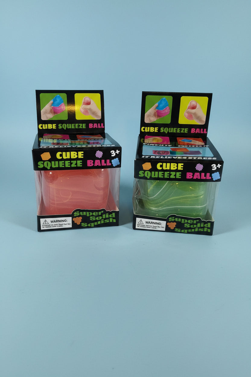 Cube Squeeze Ball! Super Solid Sensory Fidget