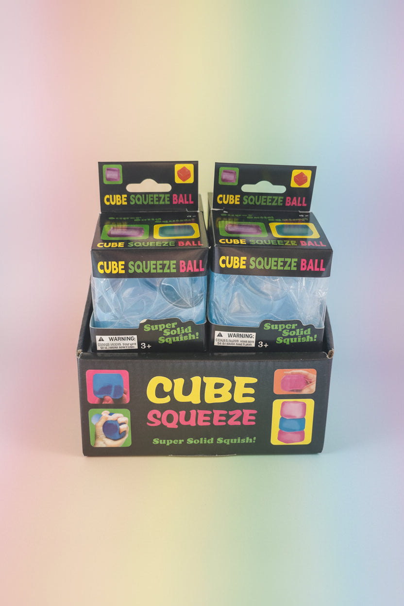 Cube Squeeze Ball! Super Solid Sensory Fidget