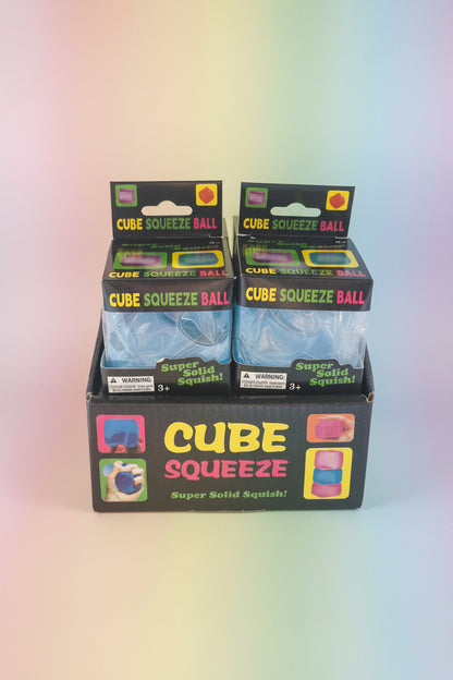 Cube Squeeze Ball! Super Solid Sensory Fidget