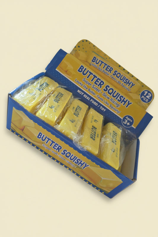 Butter Squishy! Super Soft, Slow-Rising Novelty Toy