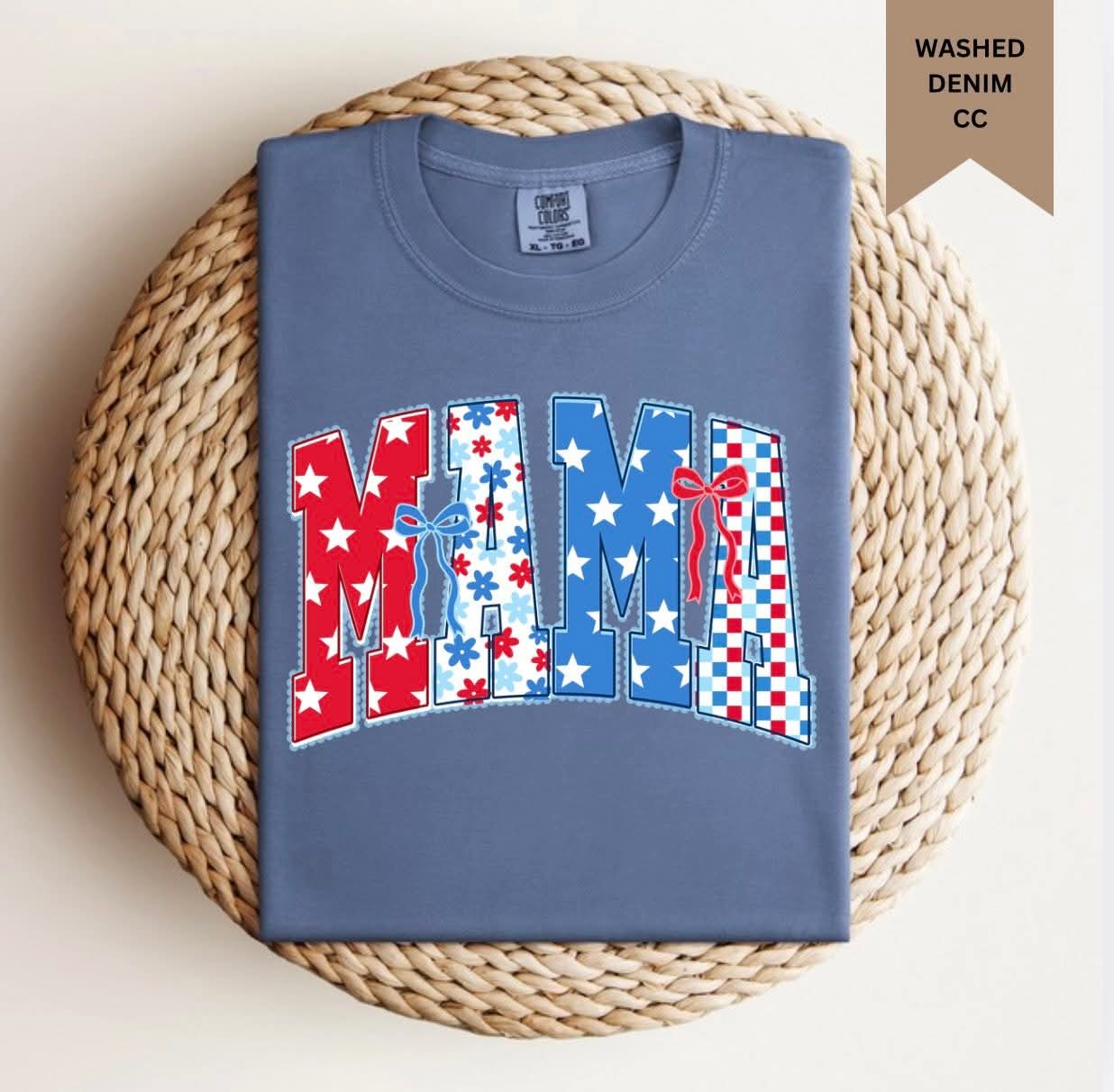 Patriotic Mama Graphic Tee